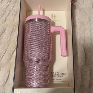 NWT TikTok Viral Pink Bling Rhinestone Stanley/Tumbler 40 oz